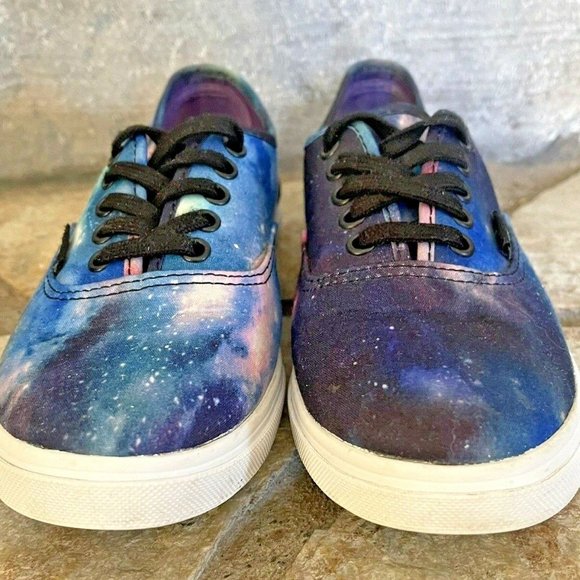 Vans Lo Pro Cosmic Galaxy Women's Sz 6, 4Y Space Skate Shoes Multicolor TB4R - Picture 6 of 8